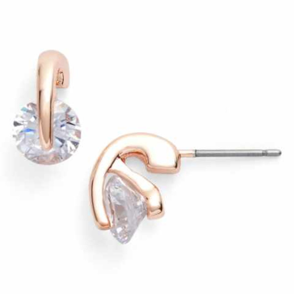 GIVENCHY Cubic Zirconia Stud Earrings - Picture 3 of 8